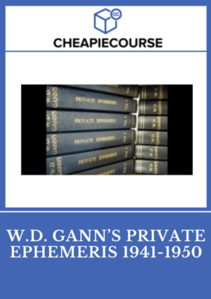 W.D. Gann?S Private Ephemeris 1941-1950 book