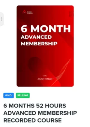 Ayush Thakur Advanced Price Action Course 2023