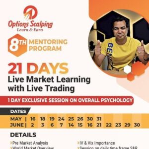 Siva Option Scalping 8th mentoring Program 2022