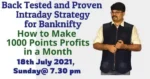 Learn How to Make 1000 Points Profits on Banknifty Per Month By Vishal Kumbar ✅