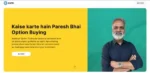 How to do Option buying in index with Paresh Patel course