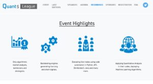 MoneyControl – Quants Leaque – 5 Days Algorithmic Options Trading Conference