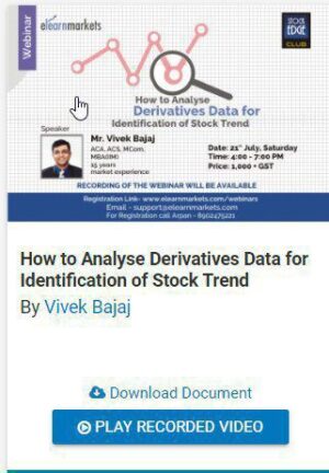 How To Analyses Derivative Data For Identification Of Stock Trend By Vivek Bajaj