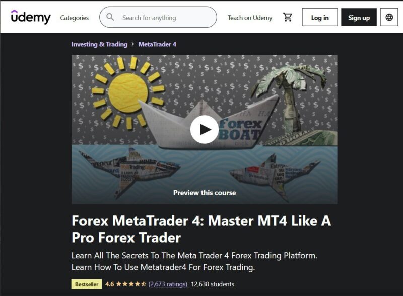 Udemy – Forex MetaTrader 4 Master MT4 Like A Pro Forex Trader (2022)