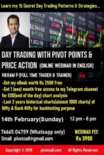 VIKRAM Prabhu (FULL TIME TRADER & TRAINER) – PIVOT CALL