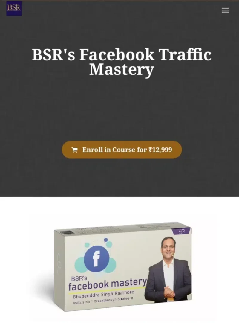 Facebook Traffic Mastery By Bhupenddra Singh