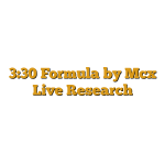 3:30 Formula by Mcx Live Research