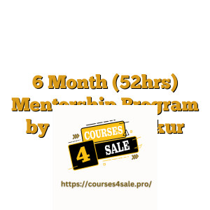 6 Month (52hrs) Mentorship Program by Ayush Thakur