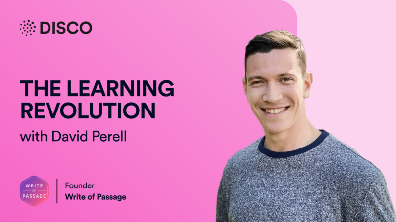 David Perell - Write of Passage 2025