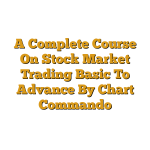 A Complete Course On Stock Market Trading Basic To Advance By Chart Commando