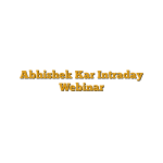 Abhishek Kar Intraday Webinar