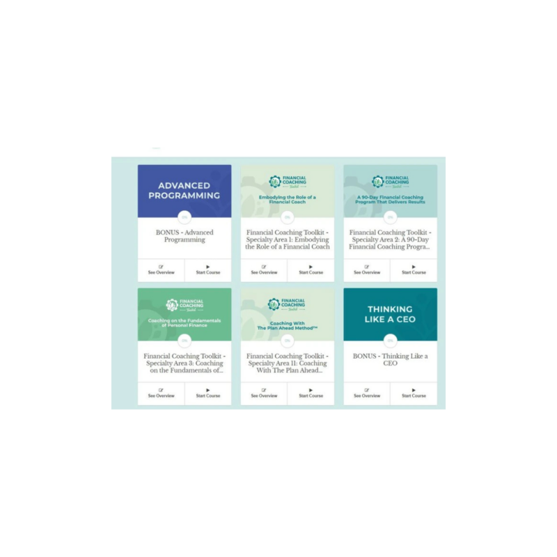 Financial Coach Academy 2025 by Kelsa Dickey 4 Specialty Toolkits included