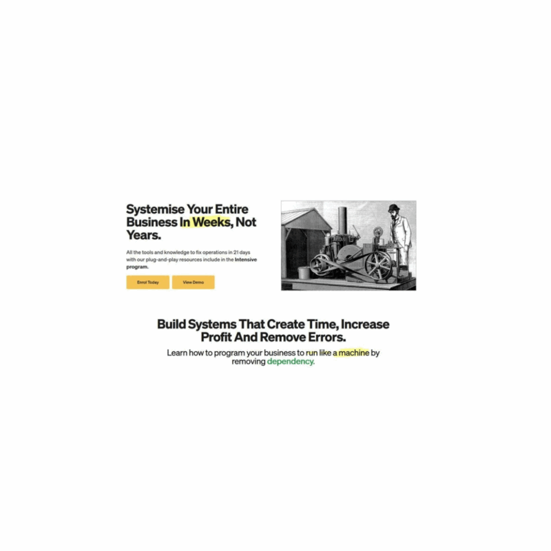 Jamie Stenhouse – Systems and Teams Dream Team Intensive