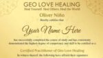 Oliver Nino – The Geo Love Healing Certification Program (Level 1)