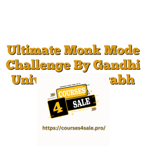 Ultimate Monk Mode Challenge By Gandhi University Saurabh Gandhi