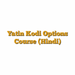 Yatin Kodi Options Course (Hindi)