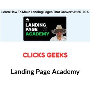 Clicks Geeks Landing Page Academy