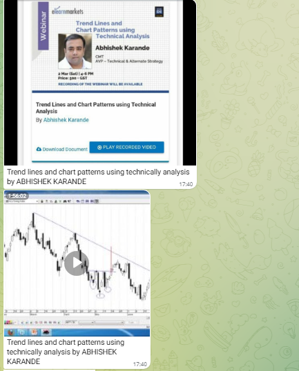 Trend lines and chart patterns using technically analysis by ABHISHEK KARANDE