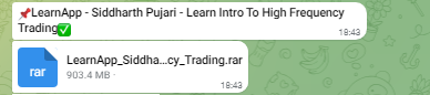 LearnApp – Siddharth Pujari – Learn Intro To High Frequency Trading