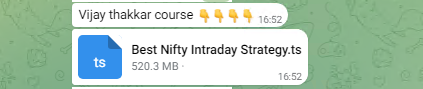 Vijay thakkar course Best Nifty Intraday Strategy Course Download