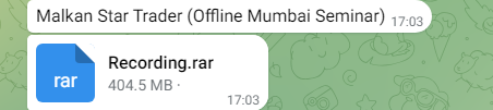 Malkan Star Trader (Offline Mumbai Seminar)