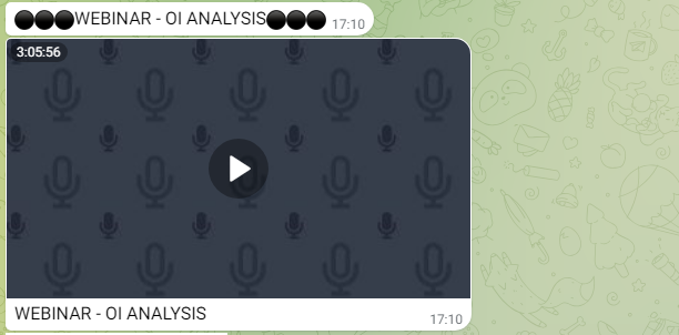 WEBINAR – OI ANALYSIS