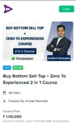 Five Percent Trader Course By Aniket Nemade
